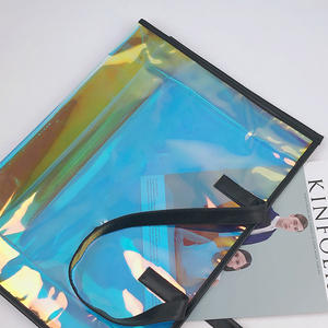 Venta al por mayor de alta calidad reutilizable clara de pvc personalizado impreso bolsa de - Product Image 5