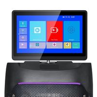 Altavoces Karaoke Portátiles Multifuncionales con Carrito para Cine en Casa, Más Vendidos en 2026, con Micrófono Inalámbrico RGB, Compatibles con Computadora