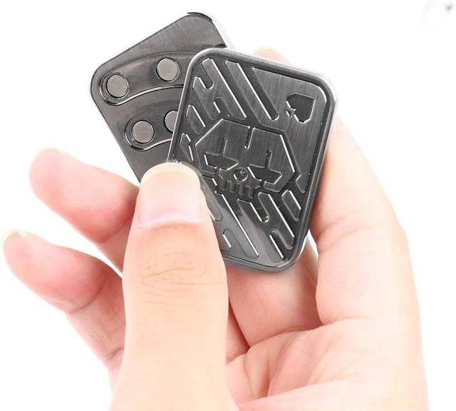 Push Fidget Slider Finger Spinners EDC Poker Card Shuffle Anti-Stress Skilltoy Gyro Top Decompression Novelty Fidget Desk Toys