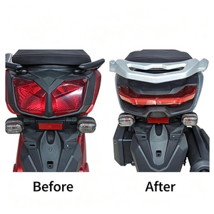 Carénage modifié pour moto BWSR <span class=keywords><strong>125</strong></span>, pour Yamaha BWSR125, avec kit de phare LED amélioré et feux de jour arrière - Product Image 5