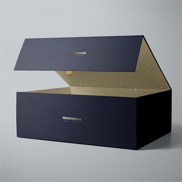Custom Printing Scatola Regalo Paper Rigid Hard Shiny Black Magnet Box Packaging Luxury Folding Gift Boxes With Magnetic Lid