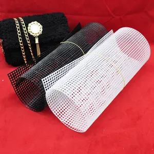 صفيحة شبكية من القماش البلاستيكي الناعم ، مواد صناعة يدوية للنساء