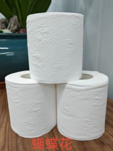 ورق تواليت فاخر من لباب خام أصلي من المصنع مباشرة، قابل للاستخدام مرة واحدة والتحلل في الماء، بقدرة امتصاص قوية، متوفر بسماكات من 1 إلى 5 طبقات في لفة جامبو - Product Image 2