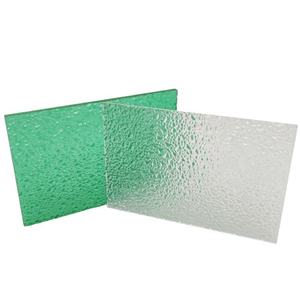 <span class=keywords><strong>Plaque</strong></span> en <span class=keywords><strong>polycarbonate</strong></span> solide texturée diamantée décorative, gaufrée, protégée contre les UV, en plastique PC, pour salle de bain et écran d'intimité - Product Image 4