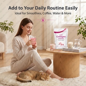 Poudre de collagène multi-peptides OEM avec vitamine C et acide hyaluronique pour la santé des cheveux, de la peau et des articulations – Complément alimentaire en collagène - Product Image 3