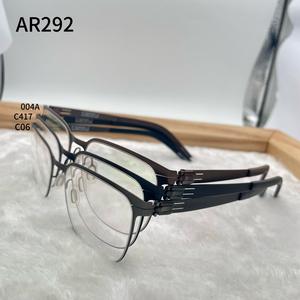 <span class=keywords><strong>แว่น</strong></span>ตาออพติคอลสไตล์ AR292จากนักออกแบบเบอร์ลิน<span class=keywords><strong>ขา</strong></span>แบบคลื่นน้ำหนักเบาพิเศษออกแบบมาโดยไม่ต้องใช้สกรูกรอบ<span class=keywords><strong>แว่น</strong></span>ตาธุรกิจ - Product Image 4