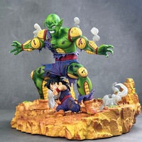 Figurine GK en PVC à assembler, scène Rival Battle Piccolo protégeant Gohan, modèle décoratif tendance