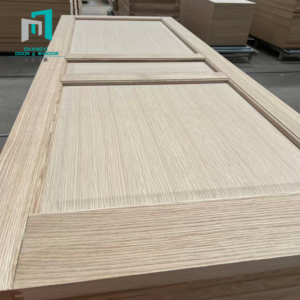 Porte intérieure en bois blanc de style nordique moderne et luxueux, à battants, design dernier cri, pour chambre, porte en bois standard - Product Image 1