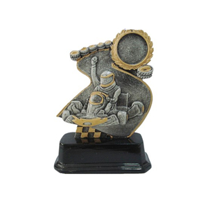 Trophée de <span class=keywords><strong>karting</strong></span> personnalisé WeiVista en résine, prix de course automobile, fabricant OEM - Product Image 2