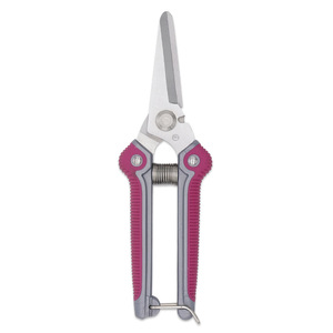 Jolies cisailles de jardinage en acier inoxydable avec poignée en caoutchouc, cisailles manuelles pour tailler les haies - Product Image 3