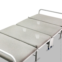 Lit superposé en métal de luxe OEM, pliable, léger, portable, avec sac de transport, pour l'extérieur, les voyages, le jardin, le camping, la villa, l'hôtel, le salon