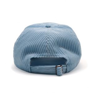 Casquette de baseball 5 panneaux en velours côtelé, vierge, personnalisable avec votre logo, style Dad Hat - Product Image 6