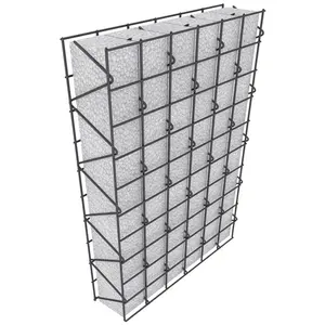 Panel de pared de malla de alambre de espuma EPS 3D, panel de malla de alambre sándwich EPS utilizado para techo y pared