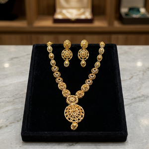 สร้อยคอทองชุบแบบสั้น 14K 18K 24K ขายส่ง สร้อยคอแฟชั่น ดีไซน์แบบดั้งเดิม เครื่องประดับตุรกี โอโร จอยเอเรีย - Product Image 1