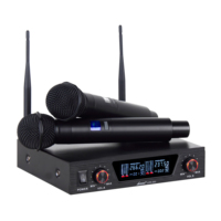 Enceintes de karaoké Lane LVR-203 haute sensibilité avec 2 microphones sans fil