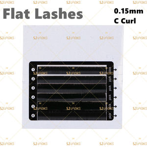 ขายส่ง Pbt ต่อขนตาธรรมชาติโค้งแบนขนตา C <span class=keywords><strong>Curl</strong></span> - Product Image 4