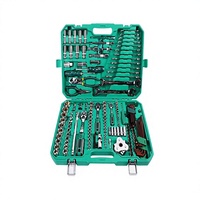 Ensemble d'outils mécaniques en acier Cr-V de 161 pièces, kit de réparation automobile, kit d'entretien à domicile, boîte à outils en chrome vanadium, coffret cadeau pour voiture
