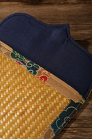 Kantong Amplop Brokat Bambu Tenun Tangan Motif Awan Cina Tas Hadiah Penyimpanan Teh Perhiasan Tas Suvenir Pernikahan Kancing Tutup