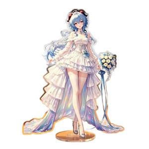 Figura de Acrílico de Yuanshen Impact: Novia en Vestido de Boda, <span class=keywords><strong>Raiden</strong></span> <span class=keywords><strong>Shogun</strong></span>, Furina, <span class=keywords><strong>Hu</strong></span> <span class=keywords><strong>Tao</strong></span>, Adorno de Escritorio, Regalo para Fans, Llavero - Product Image 2