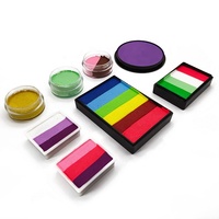 Nude kit de pintura facial halloween, paleta de cores, venda quente, arte corporal, suprimentos para pintura, kit de pintura