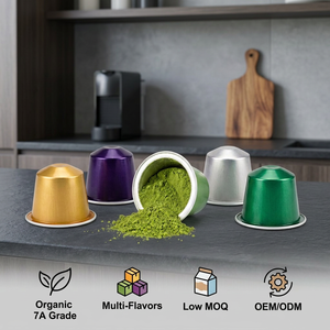 Energy Balance Matcha Espresso Pods Steady Boost No Crash Formula Multi System Compatible Private Label Custom Box Factory - Product Image 1