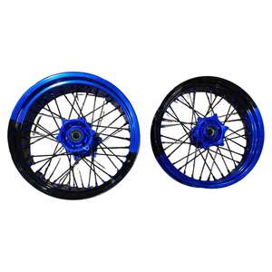 Juegos de ruedas Supermoto de dos colores de 17 pulgadas, ruedas de motocicleta de aleación de aluminio para <span class=keywords><strong>KTM</strong></span> SX SXF EXC 2002-2025 - Product Image 1