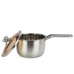 Olla de cocina de acero inoxidable con asas, sartén para salsa, olla de acero inoxidable, estufas de vientre, precio más barato - Product Image 4