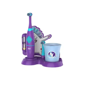 Best Seller Kids Electric Oscillation <b>Toothbrush</b> Soft Bristle Portable Oral Cleaning <b>Toothbrush</b> With Storage Cup For Children - Product Image 4