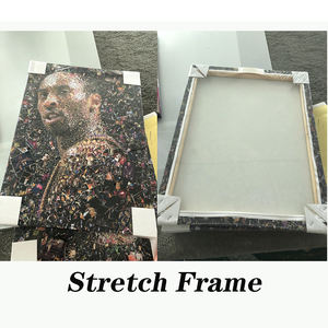 Cadre étiré en bois Art peinture décorative pour la décoration intérieure mur photos conception livraison directe - Product Image 2