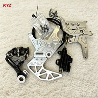 Levier de frein arrière CNC en aluminium 7075 avec embout pliable et réglable pour Sur Ron Light Bee X LBX Dirt Bike Racing Modification