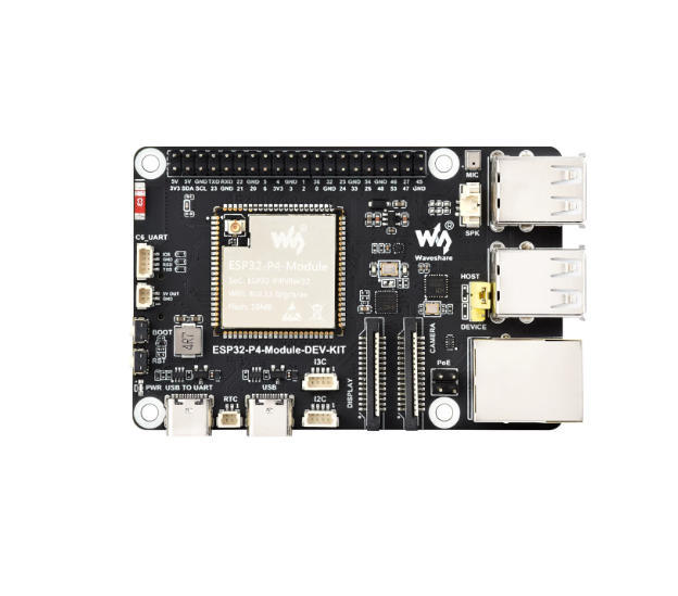 Original ESP32-P4-Module-DEV-KIT Development Board Integrated with ESP32 C6 DSI Screen/Camera/RJ45 Ethernet Socket Board