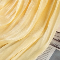 Tissu en mousseline de polyester antistatique et infroissable 9902, idéal pour les foulards et les robes d'été – Grande Vente