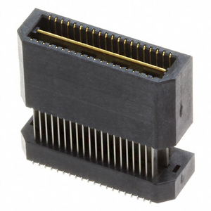 QTE-020-07-L-D-A 0.80 มม. 40P SMT บอร์ดต่อบอร์ด ฮีเดอร์แบบคู่ชนิดดิฟเฟอเรนเชียล ชุบทอง ความสูงซ้อนกัน 25 มม. - Product Image 3