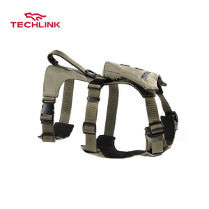 Conjunto de Arnés Personalizado para <span class=keywords><strong>Perro</strong></span>, Arnés Táctico <span class=keywords><strong>Impermeable</strong></span> para Exteriores, de Nailon y Metal, para Perros Grandes - Product Image 2