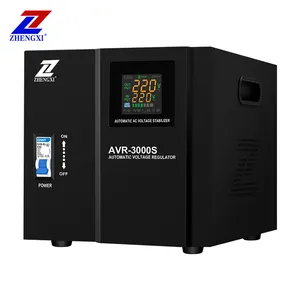 Regulador de tensão automático monofásico 5Kw 5KVA 220V AC Servomotor Estabilizador de tensão 3000W AVR para casa