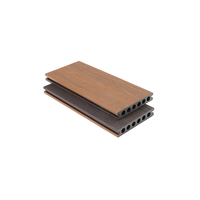Plancher composite en plastique pour extérieur WPC, facile à installer, vente chaude en Chine