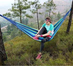<span class=keywords><strong>Hamaca</strong></span> duradera segura <span class=keywords><strong>Hamaca</strong></span> colgante <span class=keywords><strong>plegable</strong></span> <span class=keywords><strong>Hamaca</strong></span> para acampar con bolsa de transporte - Product Image 5