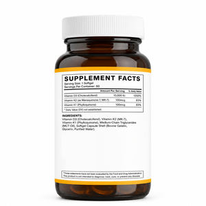 OEM Biologique Direct Usine Complément Santé Adulte 1000+ Vitamine D3 K2 Capsules Molles 120 Comprimés - Product Image 4