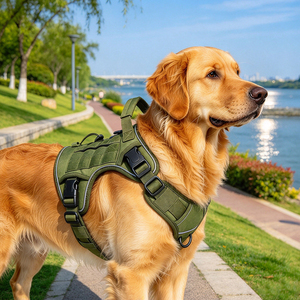 Arnés Táctico Reflectante para Perros, Chaleco de Pecho para Entrenamiento al Aire Libre, Caza, Caminatas, Sin Tirones, Hebilla Ajustable, Chaleco de Pecho, Arnés para Perros - Product Image 6
