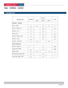 24GHz FMCW 레이더 모듈 단일 안테나 수신 밀리미터 주차 감지를 위한 마이크로파 레이더 센서 - Product Image 3