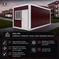 Maisons préfabriquées modulaires CGCH à structure plate, maisons préfabriquées modifiées, maisons préfabriquées personnalisées de 40 pieds à vendre, maisons conteneurs