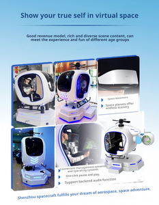Simulador de Helicóptero y Avión 9D VR para <span class=keywords><strong>PC</strong></span>, Dispositivos de Parque de Atracciones Comercial Interior, Operado con Monedas, de Acero, para Centros Comerciales y Aeropuertos - Product Image 3