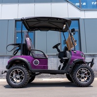 Voiturette de golf électrique de luxe à longue autonomie, design professionnel, polyvalente, durable, moderne, mini-voiturette de golf électrique, club car