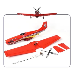 Offre Spéciale – Avion <span class=keywords><strong>RC</strong></span> P-51D 3D Sport Version 1100mm – Modèle d'Avion de Course et de Simulation Acrobatique avec Aile Fixe en Métal - Product Image 6