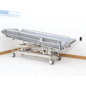 Lit de douche électrique en acier inoxydable, lit médical avec mécanisme de levage automatique pour personnes âgées et patients paralysés - Product Image 3