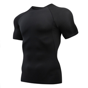 Camiseta Deportiva de Compresión de Secado Rápido para Hombre, Manga Corta, Protección UV, Ropa de Entrenamiento para Gimnasio, Ciclismo, Running, Verano - Product Image 4