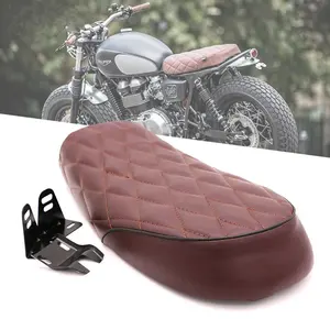 Wholesale 53CM Motorcycle Seats Backrests For Cafe Racer Honda CG125 Motorcycle Seat Cover Leather