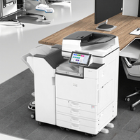 Mesin fotokopi Ricoh IM C6000 Refurbished warna tangan kedua multifungsi peralatan kantor penjualan pabrik