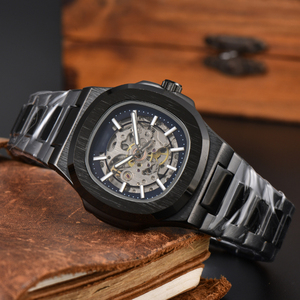 Factory <b>Wholesale</b> Fashion Alloy Automatic Mechanical <b>Watch</b> for Men - Product Image 6