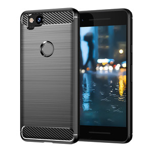Fiber De carbone Antichoc Cas TPU Téléphone Cas Pour Google <span class=keywords><strong>Pixel</strong></span> 4 <span class=keywords><strong>4a</strong></span> 3 3a 2 XL Silicone De Protection Couverture Arrière - Product Image 1